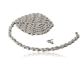 Discountershop Bicycle Chain 9 Speed - 116 Links - Connecting Link Included - Size 1/2 x 11/128 Inch - 6.3 mm Discountershop Bicycle Chain 9 Speed - 116 Links - Connecting Link Included - Size 1/2 x 11/128 Inch - 6.3 mm