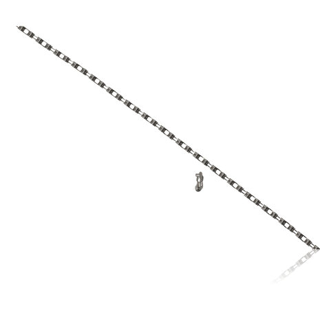 Discountershop Fietsketting 9 Speed - 116 Schakels - Verbindingsschakel Inclusief - Maat 1/2 x 11/128 Inch - 6.3 mm Discountershop Fietsketting 9 Speed - 116 Schakels - Verbindingsschakel Inclusief - Maat 1/2 x 11/128 Inch - 6.3 mm