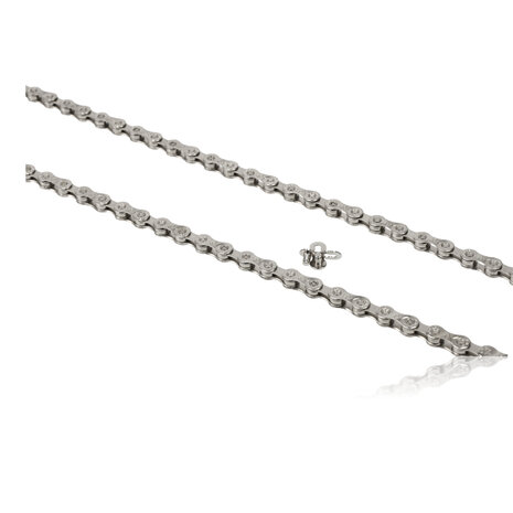 Discountershop Fietsketting 9 Speed - 116 Schakels - Verbindingsschakel Inclusief - Maat 1/2 x 11/128 Inch - 6.3 mm Discountershop Fietsketting 9 Speed - 116 Schakels - Verbindingsschakel Inclusief - Maat 1/2 x 11/128 Inch - 6.3 mm