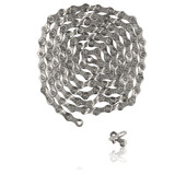 Discountershop 10-Speed Fietsketting - 116 Schakels 6.2 mm - Verbindingsschakel Inclusief - Maat 1/2 x 11/128