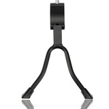 Discountershop Universele Dubbele Fietsstandaard - 26-28 Inch | Zwart Staal & Aluminium | Roestvrij & Extra Stabiel | Geschikt voor Alle Fietsen & Accessoires