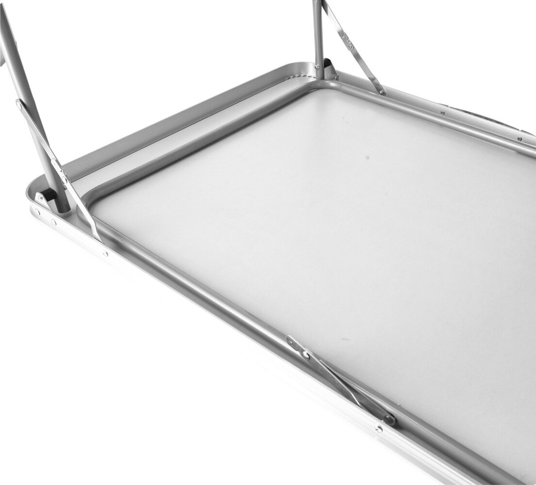 Discountershop Klaptafel 80x60x70cm - Weerbestendige Inklapbare Campingtafel voor Buiten - Opvouwbare Tuintafel met Handvat voor 1-2 Personen - Stevige Vouwtafel Discountershop Klaptafel 80x60x70cm - Weerbestendige Inklapbare Campingtafel voor Buiten - Opvouwbare Tuintafel met Handvat voor 1-2 Personen - Stevige Vouwtafel