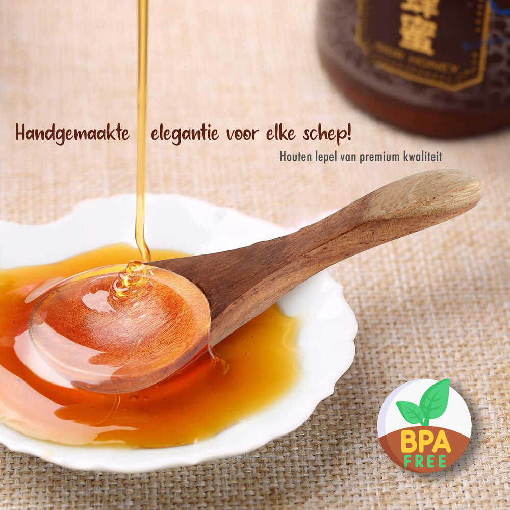 Discountershop Small Wooden Spoons Set of 4 - 7 cm Reusable Mini Wooden Spoons for Tea, Coffee, Jam, Joney, Mustard, Spices & More! Discountershop Small Wooden Spoons Set of 4 - 7 cm Reusable Mini Wooden Spoons for Tea, Coffee, Jam, Joney, Mustard, Spices & More!