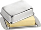 Stainless Steel Butter Dish with Lid - 16x11x4.5cm - Butterbox for the Fridge - Dishwasher Safe - Multifunctional Container - Classic Butter Dishes for Kitchen and Restaurant Stainless Steel Butter Dish with Lid - 16x11x4.5cm - Butterbox for the Fridge - Dishwasher Safe - Multifunctional Container - Classic Butter Dishes for Kitchen and Restaurant