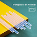 Discountershop Glue Gun Refills 7mm x 100mm - 120 Pieces Glue Sticks - Universal for Hobby & DIY - Compatible with Various Glue Guns Discountershop Glue Gun Refills 7mm x 100mm - 120 Pieces Glue Sticks - Universal for Hobby & DIY - Compatible with Various Glue Guns