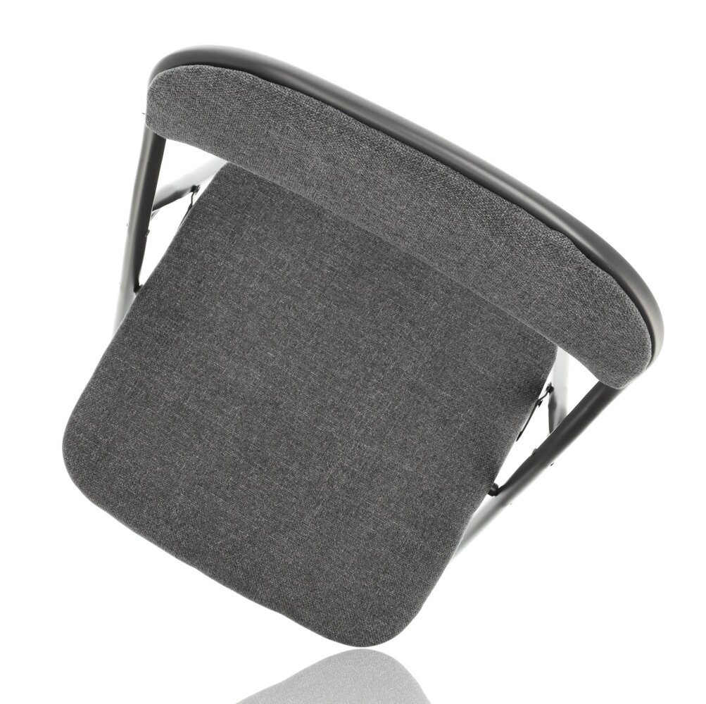 Discountershop Grijze Opvouwbare Eettafelstoel - Compacte Klapstoel - Maximaal Belastbaar tot 100 kg Discountershop Grijze Opvouwbare Eettafelstoel - Compacte Klapstoel - Maximaal Belastbaar tot 100 kg