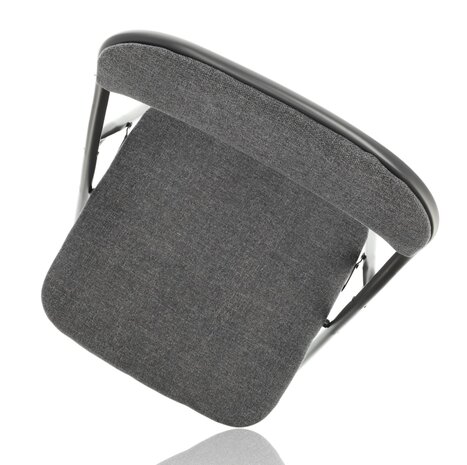 Discountershop Grijze Opvouwbare Eettafelstoel - Compacte Klapstoel - Maximaal Belastbaar tot 100 kg Discountershop Grijze Opvouwbare Eettafelstoel - Compacte Klapstoel - Maximaal Belastbaar tot 100 kg
