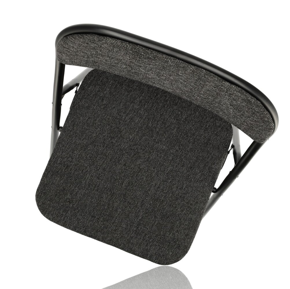 Discountershop Set of 2 Folding Chairs - Compact and Lightweight - Black Chairs for Indoors and Outdoors Discountershop Set of 2 Folding Chairs - Compact and Lightweight - Black Chairs for Indoors and Outdoors