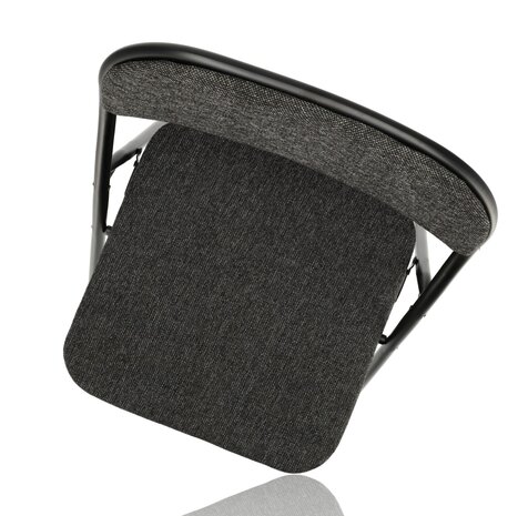 Discountershop Set of 2 Folding Chairs - Compact and Lightweight - Black Chairs for Indoors and Outdoors Discountershop Set of 2 Folding Chairs - Compact and Lightweight - Black Chairs for Indoors and Outdoors