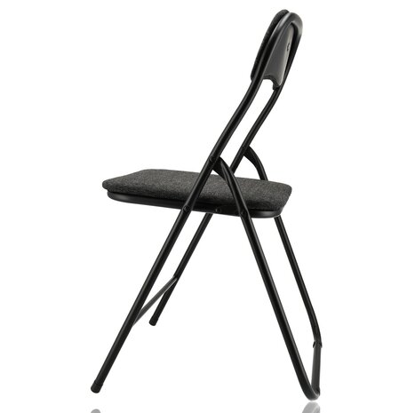 Discountershop Set of 2 Folding Chairs - Compact and Lightweight - Black Chairs for Indoors and Outdoors Discountershop Set of 2 Folding Chairs - Compact and Lightweight - Black Chairs for Indoors and Outdoors