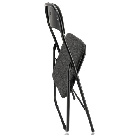 Discountershop Set of 4 Black Folding Chairs - Compact and Sturdy Side Chairs - Dining Chairs up to 100 kg Loadable Discountershop Set of 4 Black Folding Chairs - Compact and Sturdy Side Chairs - Dining Chairs up to 100 kg Loadable