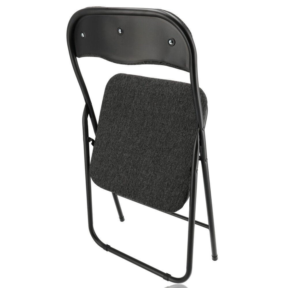 Discountershop Klapstoel Premium – Zwart – Set van 6 Vouwstoelen – Bijzetstoel Binnen – Belastbaar tot 100kg – 43cm Zithoogte Discountershop Klapstoel Premium – Zwart – Set van 6 Vouwstoelen – Bijzetstoel Binnen – Belastbaar tot 100kg – 43cm Zithoogte