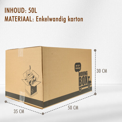 Discountershop Moving boxes 50L - Set of 5 - Sturdy Corrugated Boxes 50x35x30 cm - Order Moving Boxes Online Discountershop Moving boxes 50L - Set of 5 - Sturdy Corrugated Boxes 50x35x30 cm - Order Moving Boxes Online