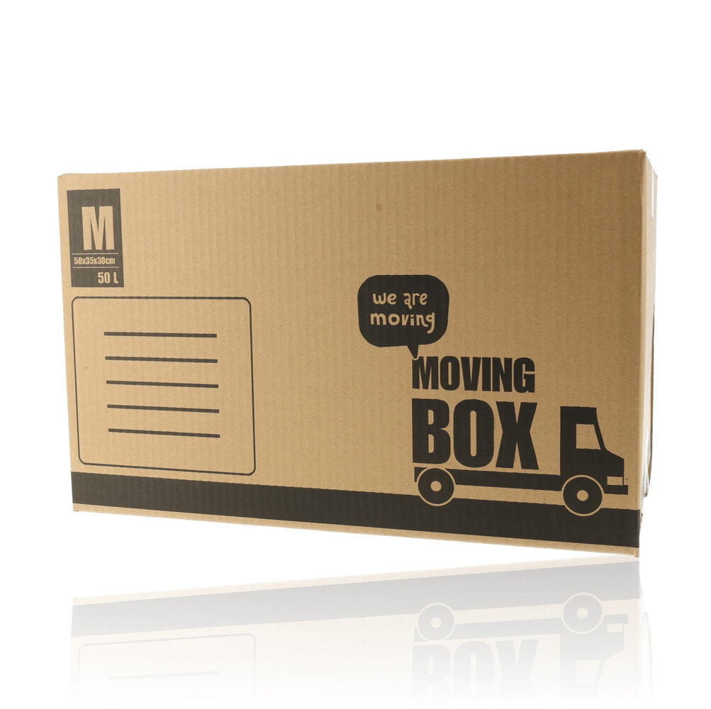 Discountershop Moving boxes 50L - Set of 5 - Sturdy Corrugated Boxes 50x35x30 cm - Order Moving Boxes Online Discountershop Moving boxes 50L - Set of 5 - Sturdy Corrugated Boxes 50x35x30 cm - Order Moving Boxes Online