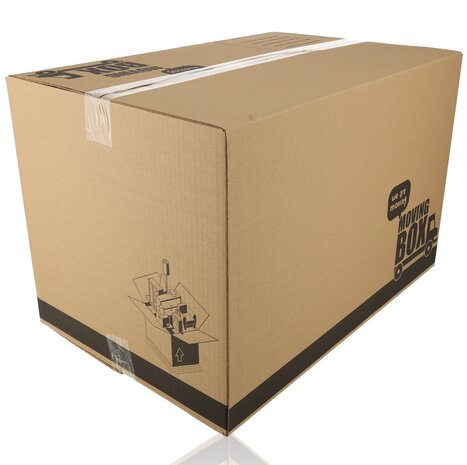 Discountershop Verhuisdozen 95L - Set van 5 Verzenddoos Groot - Stevig & Ruim - 55 kg Draagkracht - 60x40x40 cm Discountershop Verhuisdozen 95L - Set van 5 Verzenddoos Groot - Stevig & Ruim - 55 kg Draagkracht - 60x40x40 cm