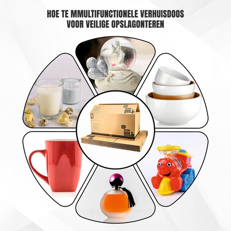 Discountershop Verhuisdozen 125L - Set van 5 - Extra Grote Stevige Verhuisdozen 80 x 40 x 40 cm - 70kg Draagkracht Discountershop Verhuisdozen 125L - Set van 5 - Extra Grote Stevige Verhuisdozen 80 x 40 x 40 cm - 70kg Draagkracht