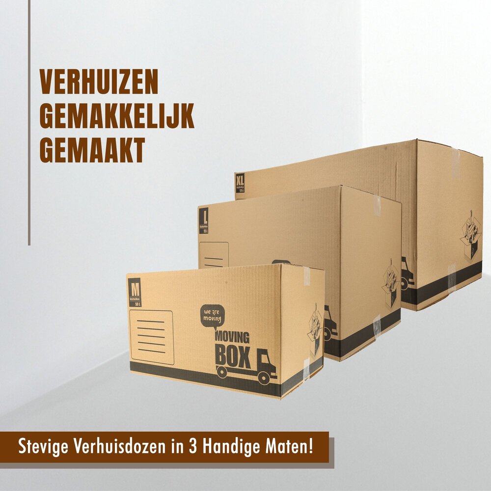 Discountershop Home Shifting Carton Boxes 125L - Set of 10 - Extra Large Moving Boxes - 80 x 40 x 40 cm - 70kg Capacity - Sturdy & Professional Discountershop Home Shifting Carton Boxes 125L - Set of 10 - Extra Large Moving Boxes - 80 x 40 x 40 cm - 70kg Capacity - Sturdy & Professional