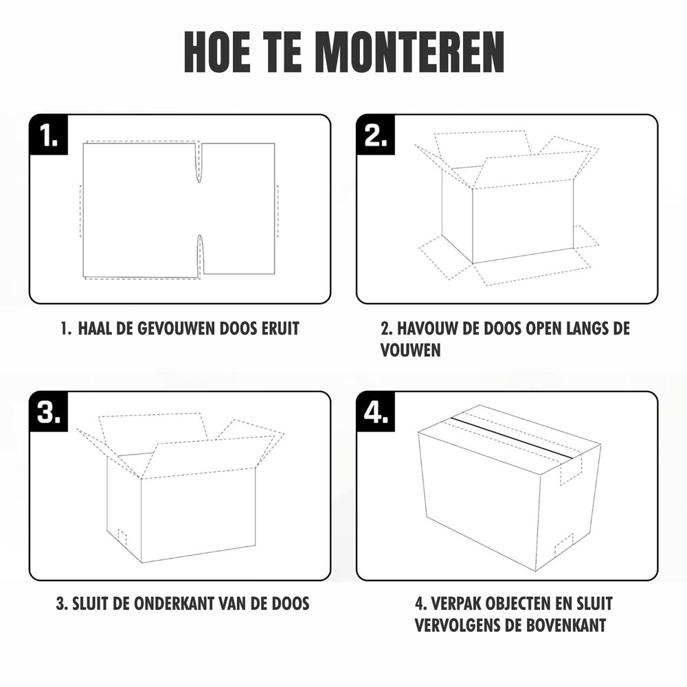 Discountershop Home Shifting Carton Boxes 125L - Set of 10 - Extra Large Moving Boxes - 80 x 40 x 40 cm - 70kg Capacity - Sturdy & Professional Discountershop Home Shifting Carton Boxes 125L - Set of 10 - Extra Large Moving Boxes - 80 x 40 x 40 cm - 70kg Capacity - Sturdy & Professional