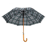 Discountershop Windproof Paraplu Geruit - Groen - Ø 105cm Paraplu met Houten Handvat - Klassieke Regenparaplu Discountershop Windproof Paraplu Geruit - Groen - Ø 105cm Paraplu met Houten Handvat - Klassieke Regenparaplu