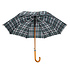 Windproof Paraplu Geruit - Groen - Ø 105cm Paraplu met Houten Handvat - Klassieke Regenparaplu