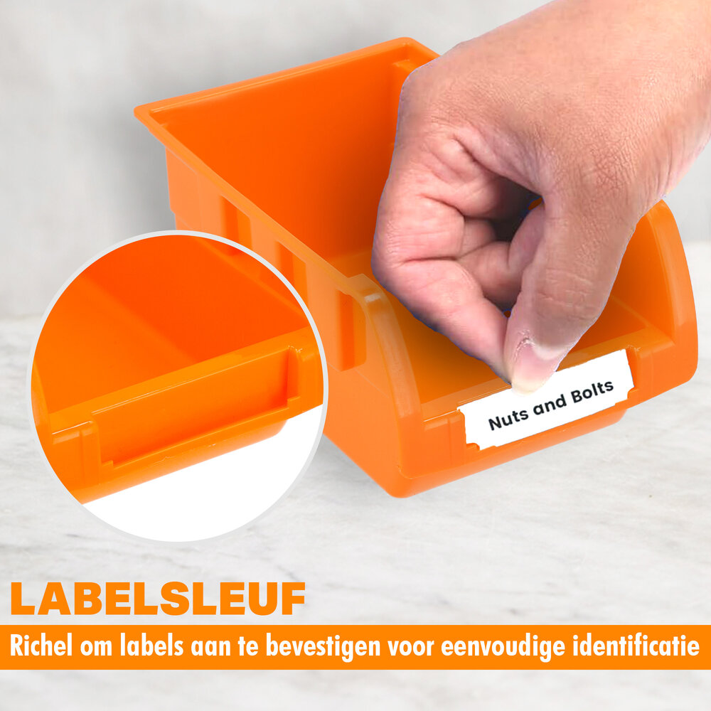 Discountershop Gereedschapswand Opbergsysteem – 8 Uitschuifbare Lades voor Schuur, Kantoor en Keukenkast – Inclusief Bevestigingsmateriaal