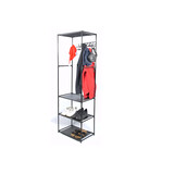 Discountershop Opbergrek met Kapstok 170x54x36cm | Stellingkast en Wandkast met Haken - Ideaal voor Hal, Gang en Slaapkamer Discountershop Opbergrek met Kapstok 170x54x36cm | Stellingkast en Wandkast met Haken - Ideaal voor Hal, Gang en Slaapkamer