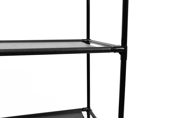 Discountershop Storage rack with coat rack 170x54x36cm | Shelving unit and Wall cabinet with Hooks - Ideal for Hallway, Hallway and Bedroom Discountershop Storage rack with coat rack 170x54x36cm | Shelving unit and Wall cabinet with Hooks - Ideal for Hallway, Hallway and Bedroom