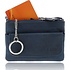 4East® Sleuteletui Portemonnee - Blauw | Leren Sleuteletui met Rits | RFID Pasjeshouder en Sleutel Organizer | Uniseks 4East® Sleuteletui Portemonnee - Blauw | Leren Sleuteletui met Rits | RFID Pasjeshouder en Sleutel Organizer | Uniseks