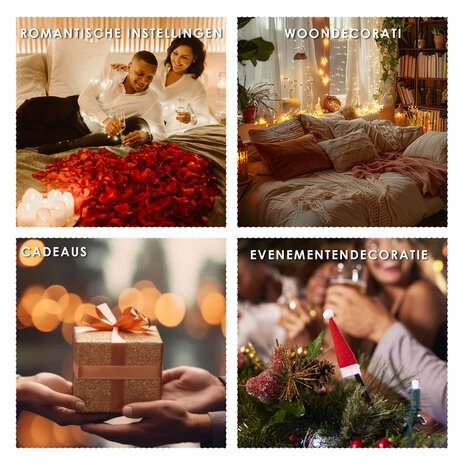 Discountershop Led Lamp Hartvorm - Kleurrijk Nachtlampje voor Thuis, Bar & Café | Valentijnsdag, Bruiloft & Feestdecoratie | LED Tafellamp