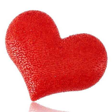 Discountershop Heart-Shaped LED Lamp - Colorful Night Light for Home, Bar & Café | Valentine's Day, Wedding & Party Decoration | LED Desk Lamp