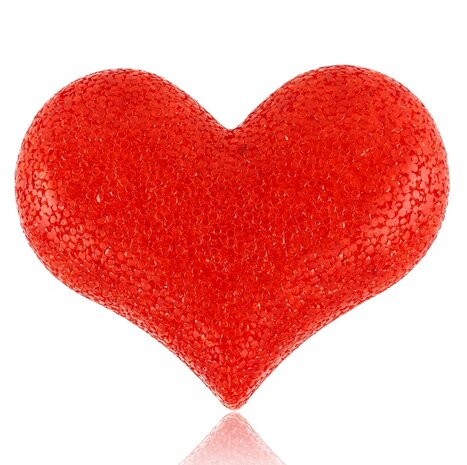 Discountershop Heart-Shaped LED Lamp - Colorful Night Light for Home, Bar & Café | Valentine's Day, Wedding & Party Decoration | LED Desk Lamp