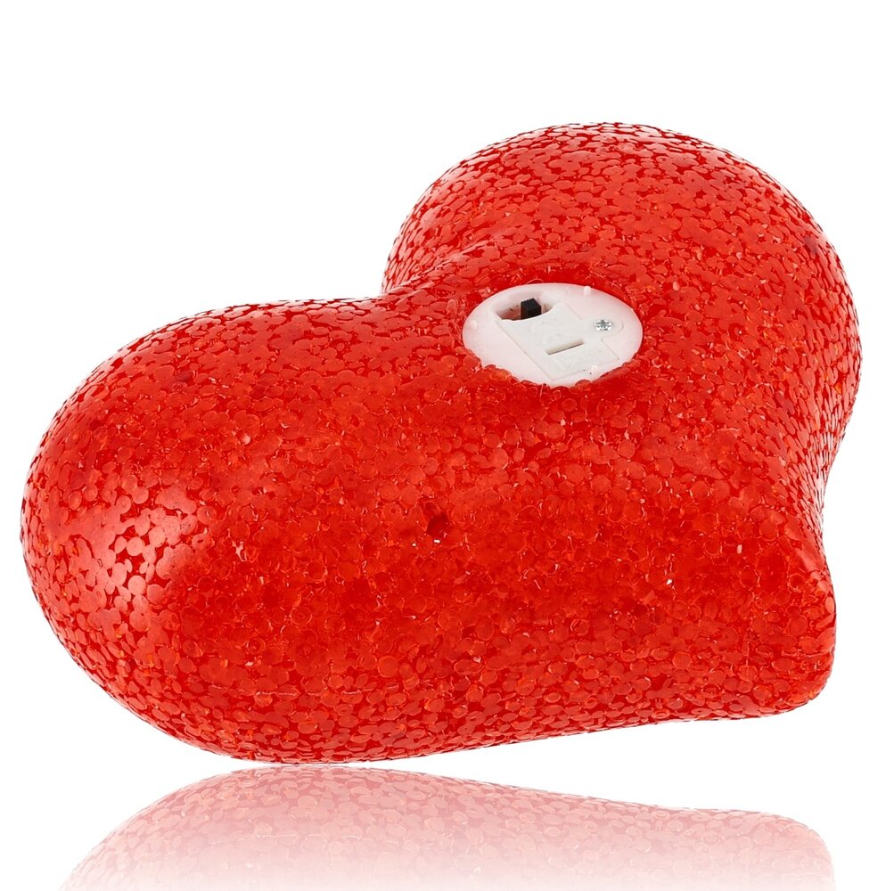 Discountershop Led Lamp Hartvorm - Kleurrijk Nachtlampje voor Thuis, Bar & Café | Valentijnsdag, Bruiloft & Feestdecoratie | LED Tafellamp