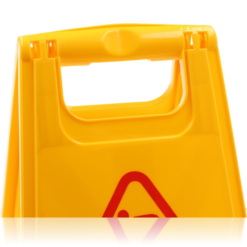 Discountershop Set of 3 Wet Floor Warning Boards - Bright Yellow Safety Signs with Text in 7 Languages | Foldable, Compact, and Perfect for Cleaning Safety Discountershop Set of 3 Wet Floor Warning Boards - Bright Yellow Safety Signs with Text in 7 Languages | Foldable, Compact, and Perfect for Cleaning Safety