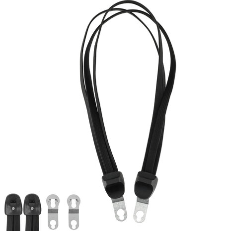 Discountershop Verstelbare Snelbinders met Haak - Elastische Bagagebinder Fiets en Motorfiets | Zwarte Spinbinder 70cm/26-28 Inch met Metalen Haken Discountershop Verstelbare Snelbinders met Haak - Elastische Bagagebinder Fiets en Motorfiets | Zwarte Spinbinder 70cm/26-28 Inch met Metalen Haken