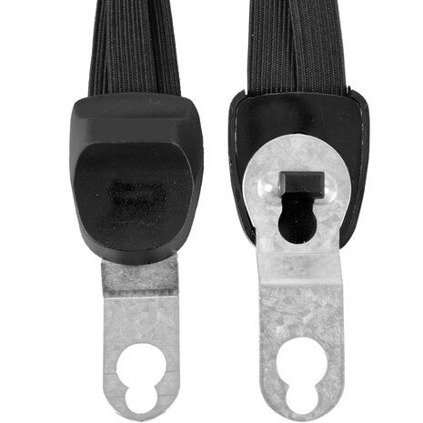 Discountershop Adjustable Bungee Cord with Hooks - Elastic Luggage Tie Down Straps for Bike and Motorcycle | Stretchable Bungee Cord 70cm/26-28 Inch with Metal Hooks