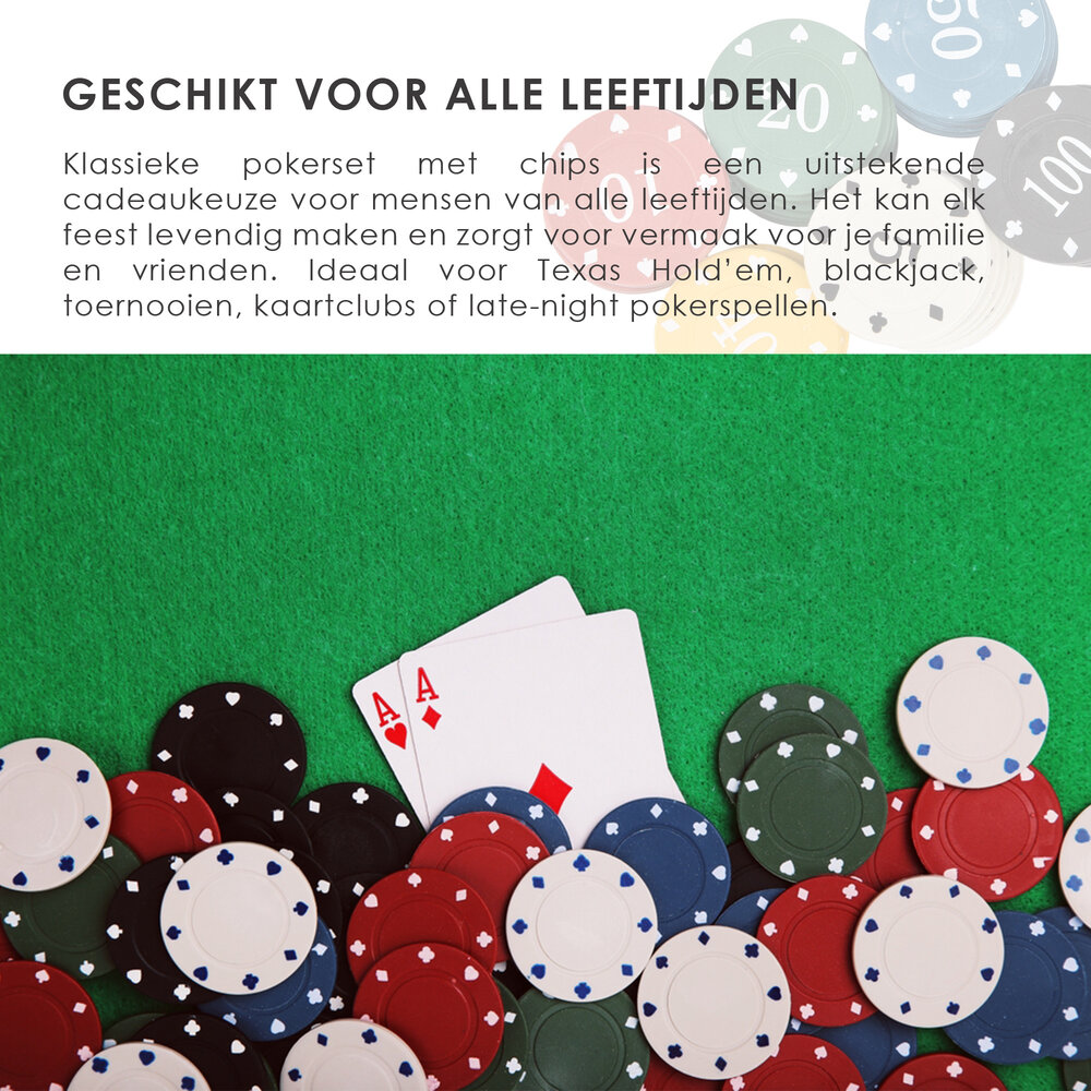 Discountershop Poker Set Texas Hold'em - 96 Poker Chips for Card Games, Poker, Blackjack, and Casino Nights | Poker Chips Set for Home and Professional Play Discountershop Poker Set Texas Hold'em - 96 Poker Chips for Card Games, Poker, Blackjack, and Casino Nights | Poker Chips Set for Home and Professional Play