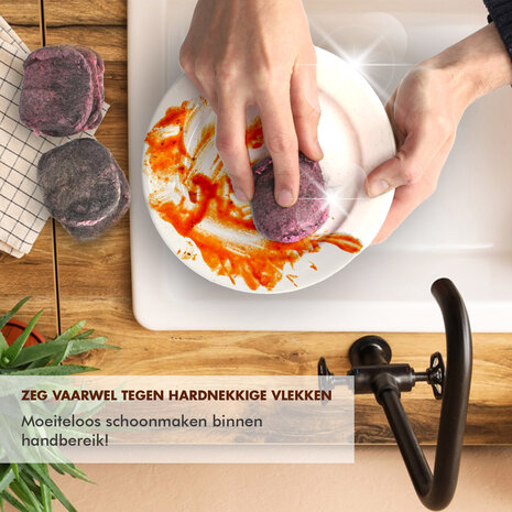 Discountershop Schuurspons 6 Stuks - Zeepwolspons en Staalwolspons voor Schoonmaak | Schoonmaakspons Hardnekkig Vuil | Zeepspons Staalwol Keuken en Gereedschap Discountershop Schuurspons 6 Stuks - Zeepwolspons en Staalwolspons voor Schoonmaak | Schoonmaakspons Hardnekkig Vuil | Zeepspons Staalwol Keuken en Gereedschap