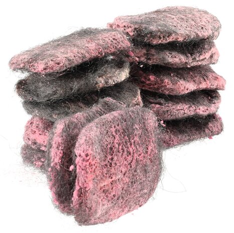 Discountershop Steel Wool Sponge 10 Pack - Stainless Steel Scouring Sponge for Cleaning | Scrubber Sponge for Tough Dirt | Kitchen Cleaning Sponge for Pans and Tools