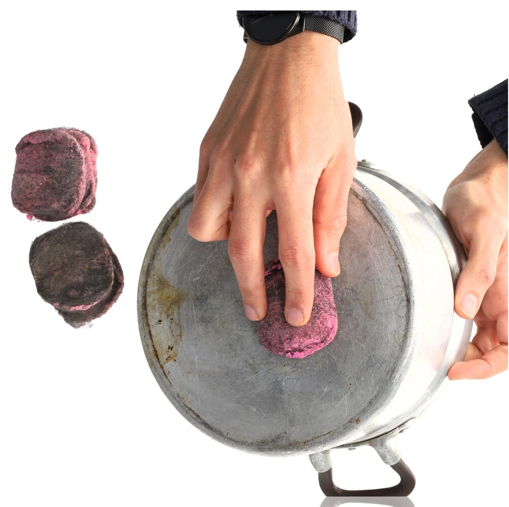 Discountershop Grijs & Roze Schapenwol Zeepsponzen | 6.5cm x 5.5cm x 0.8cm | 12 Stuks | Eco Friendly Non-Scratch Duurzaam | Voor Keukengerei en Vaste Zeep Discountershop Grijs & Roze Schapenwol Zeepsponzen | 6.5cm x 5.5cm x 0.8cm | 12 Stuks | Eco Friendly Non-Scratch Duurzaam | Voor Keukengerei en Vaste Zeep