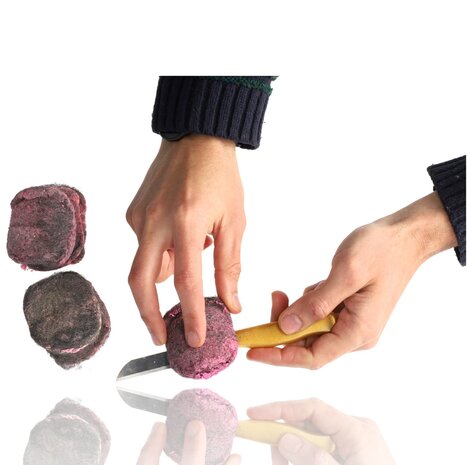 Discountershop Gray & Pink Sheep Wool Soap Sponges | 6.5cm x 5.5cm x 0.8cm | 12 Pieces | Eco Friendly Non-Scratch Durable | For Kitchenware and Solid Soap Discountershop Gray & Pink Sheep Wool Soap Sponges | 6.5cm x 5.5cm x 0.8cm | 12 Pieces | Eco Friendly Non-Scratch Durable | For Kitchenware and Solid Soap