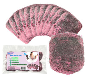 Discountershop Grijs & Roze Schapenwol Zeepsponzen | 6.5cm x 5.5cm x 0.8cm | 12 Stuks | Eco Friendly Non-Scratch Duurzaam | Voor Keukengerei en Vaste Zeep Discountershop Grijs & Roze Schapenwol Zeepsponzen | 6.5cm x 5.5cm x 0.8cm | 12 Stuks | Eco Friendly Non-Scratch Duurzaam | Voor Keukengerei en Vaste Zeep
