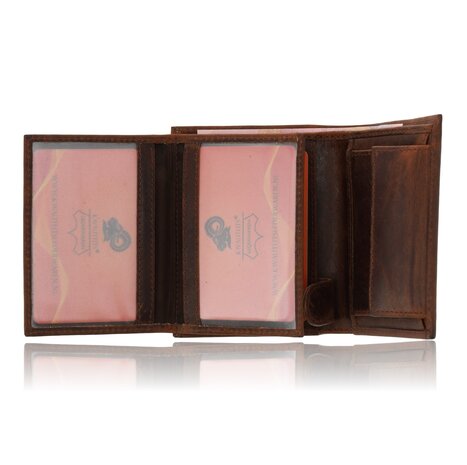 4 East RFID Portemonnee Leer - Leren Portemonnee Heren - Billfold met Muntvak - 7 Pasjes - Cadeau voor Man, Papa, Opa 4 East RFID Portemonnee Leer - Leren Portemonnee Heren - Billfold met Muntvak - 7 Pasjes - Cadeau voor Man, Papa, Opa