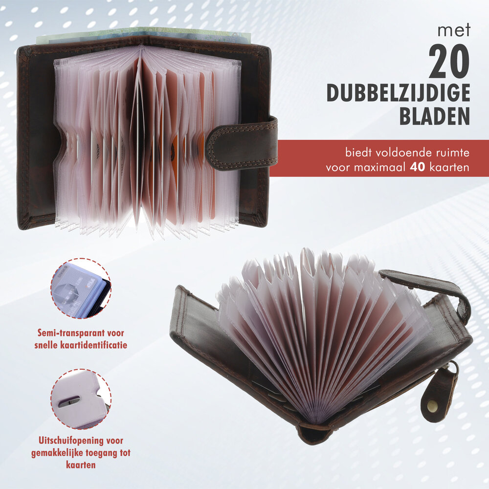 4 East Card Holder - Brown Calf Leather - Double Stitched - Holds 20 Cards + Coin Pocket - Genuine Leather Card Holder for Men & Women 4 East Card Holder - Brown Calf Leather - Double Stitched - Holds 20 Cards + Coin Pocket - Genuine Leather Card Holder for Men & Women