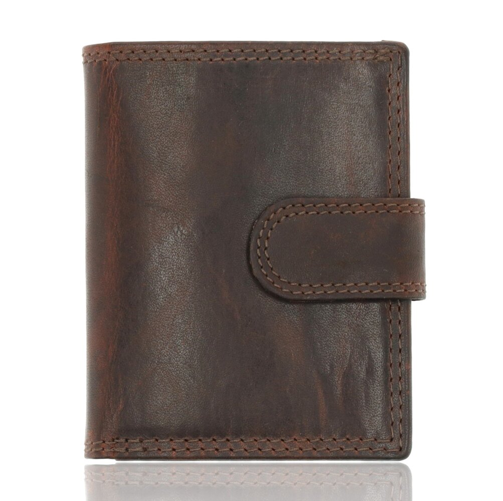 4 East Card Holder - Brown Calf Leather - Double Stitched - Holds 20 Cards + Coin Pocket - Genuine Leather Card Holder for Men & Women 4 East Card Holder - Brown Calf Leather - Double Stitched - Holds 20 Cards + Coin Pocket - Genuine Leather Card Holder for Men & Women
