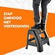 Discountershop opstapkrukje met opbergvak, opstapkruk en krukje met opbergruimte voor extra bereik in huis Discountershop opstapkrukje met opbergvak, opstapkruk en krukje met opbergruimte voor extra bereik in huis