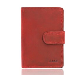 4 East Modieuze Rode Lederen Ritsportemonnee | Dames Portemonnee Met Muntvak | 9X13X3 Cm | 14 Pasjes | 10 Vakken 4 East Modieuze Rode Lederen Ritsportemonnee | Dames Portemonnee Met Muntvak | 9X13X3 Cm | 14 Pasjes | 10 Vakken