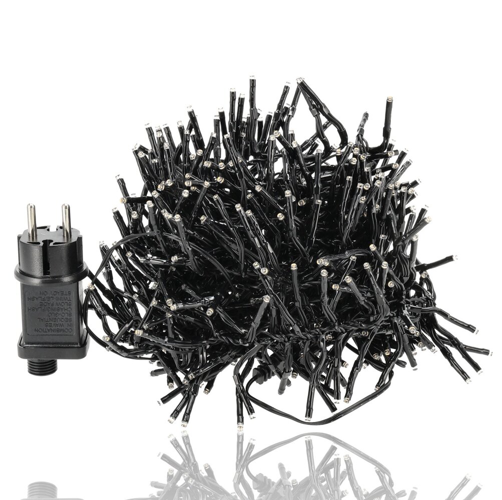 Discountershop Christmas Lights | Cluster Lighting 576 LED Warm White | For Indoor & Outdoor | +8 Light Functions Discountershop Christmas Lights | Cluster Lighting 576 LED Warm White | For Indoor & Outdoor | +8 Light Functions
