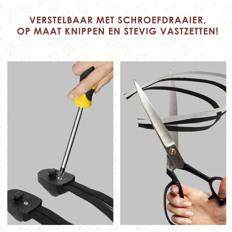 Discountershop Snelbinders Zwart Universeel | Spinbinder met IJzeren Haak en 3 Elastische Armen | Bagagebinder 65cm Uitrekbaar tot 105cm | Voor 26-28 Inch Fietsen & Bagagedrager Discountershop Snelbinders Zwart Universeel | Spinbinder met IJzeren Haak en 3 Elastische Armen | Bagagebinder 65cm Uitrekbaar tot 105cm | Voor 26-28 Inch Fietsen & Bagagedrager