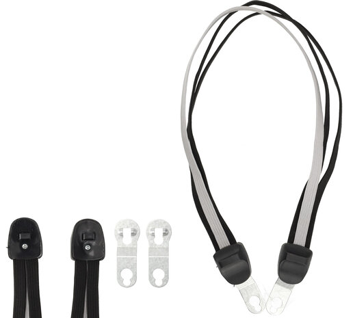 Discountershop Snelbinders Zwart Universeel | Spinbinder met IJzeren Haak en 3 Elastische Armen | Bagagebinder 65cm Uitrekbaar tot 105cm | Voor 26-28 Inch Fietsen & Bagagedrager Discountershop Snelbinders Zwart Universeel | Spinbinder met IJzeren Haak en 3 Elastische Armen | Bagagebinder 65cm Uitrekbaar tot 105cm | Voor 26-28 Inch Fietsen & Bagagedrager