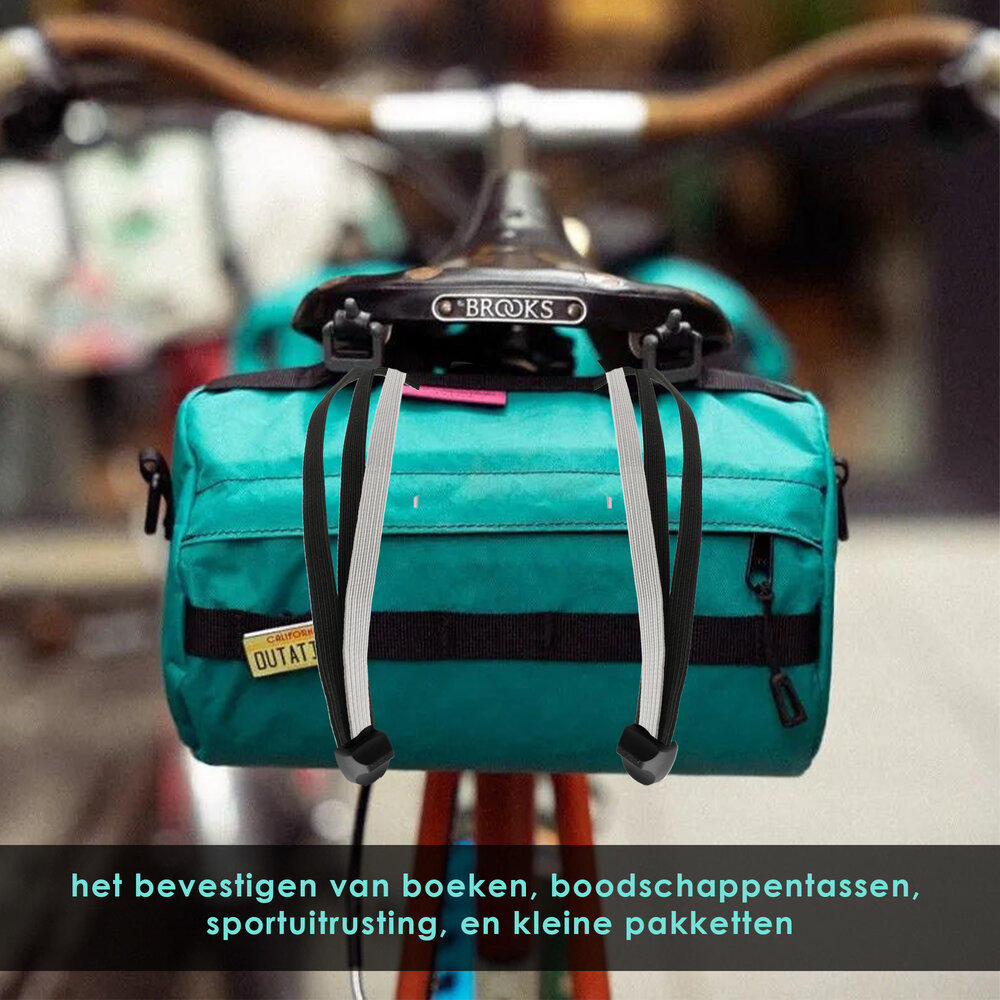 Discountershop Snelbinders Zwart Universeel Set van 2 | Spinbinder met IJzeren Haak | 3 Elastische Armen | Bagagebinder 65-105cm voor 26-28 Inch Fietsen & Bagagedrageraccessoires Discountershop Snelbinders Zwart Universeel Set van 2 | Spinbinder met IJzeren Haak | 3 Elastische Armen | Bagagebinder 65-105cm voor 26-28 Inch Fietsen & Bagagedrageraccessoires